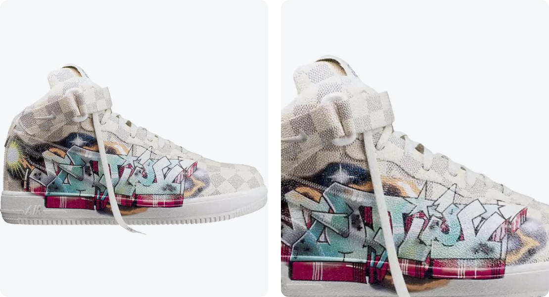 Nike Louis Vuitton x Air Force 1 Mid _Graffiti_